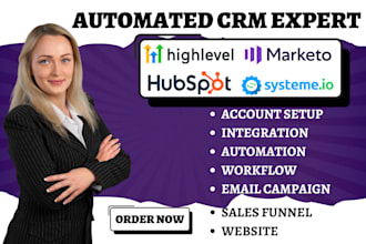 build landing page sales funnel on groove gohighlevel systeme io hubspot marketo