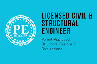 do civil and structural engineering drawings, calc, residential plan, architect