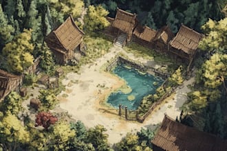 draw a custom map for fantasy, scifi, book or boardgame