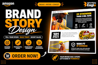 design a stunning amazon brand story and amazon a plus content