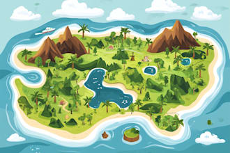 do modern vector maps, rv maps, events, or city maps in illustrator