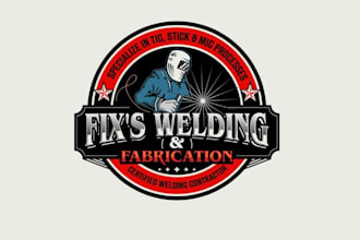 design high quality welder mascot logo with fastest delivery