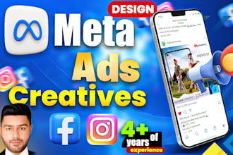 design social media ad creative, advertising poster meta, facebook, instagram