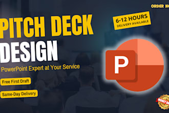 design pitch deck presentation making in ppt with powerpoint animation