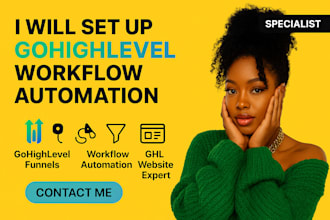 set up gohighlevel workflow automation go highlevel funnel ghl website expert