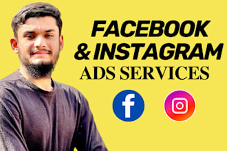 setup and manage facebook instagram meta ads campaign, fb or meta ad marketing