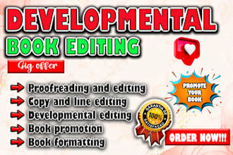 developmental editor line and copy editing amazon kdp marketing ebook promotion
