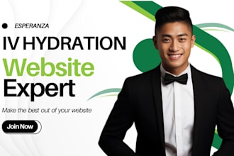 create an iv hydration iv therapy medical iv website wordpress website