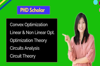 do convex linear non linear optimization electrical circuit analysis theory