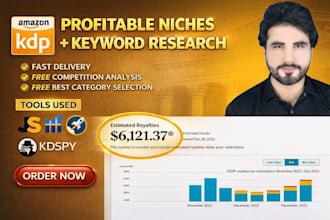 do amazon KDP keyword research, category and niche research for your book