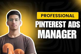 be your pinterest marketing manager and manage your ads