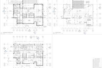 create professional revit drawing for architectural project
