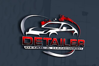 make a professional automotive, auto detailing, auto repair and car racing logo