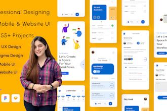 design website UI UX, mobile app UI UX design, figma design, figma prototype