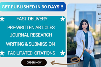 get you published in 60 days in a scopus, pubmed, sci indexed journal