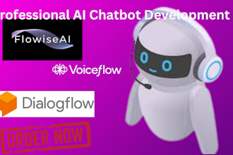 create custom chatbots and ai workflows with flowise, voiceflow, and dialogflow