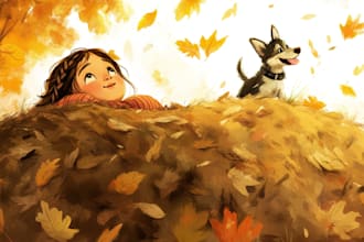 illustrate children story book illustration, children story, book illustration