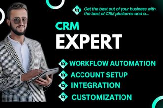 offer CRM setup and customization automation with hubspot integration salesforce
