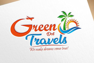 make a modern travel, outdoors, adventure, agency, hotel logo design