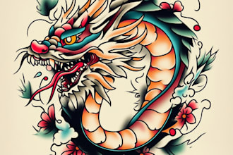 do traditional or old school tattoo designs for you