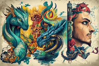 create awesome custom tattoo design
