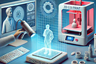 digitize and recreate your objects with 3d scanning and printing