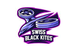 create drone racing team logo design