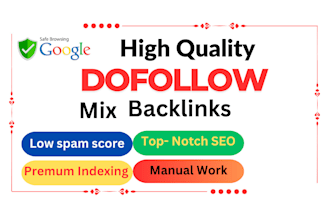 create high quality dofollow mix backlink