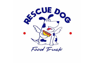 design awesome dog food truck logo