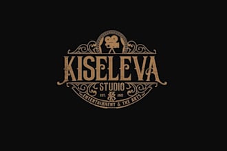 design vintage film studio logo