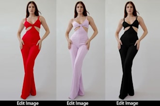 do color replacement or recolor for any product