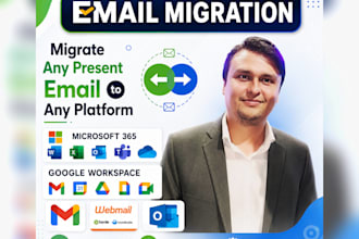migrate email to google workspace, microsoft 365 or zoho