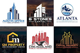 design a real estate , construction and realtor business logo