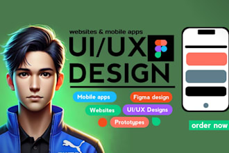 create modern website design in figma