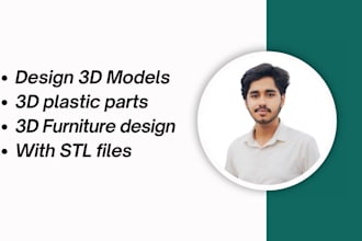 make 3d models for plastic designs with stl file