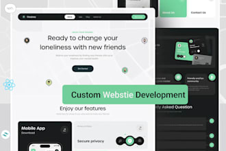 build stunning custom reactjs or nextjs website