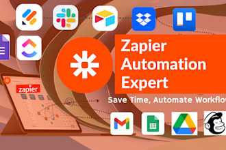 setup or fix zapier zap integration automation