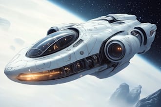 draw sci fi illustration and sci fi art