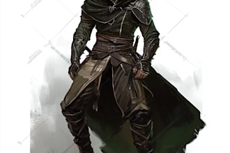 draw your dnd character art