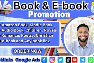 promote and advertise free kindle ebook or book at website