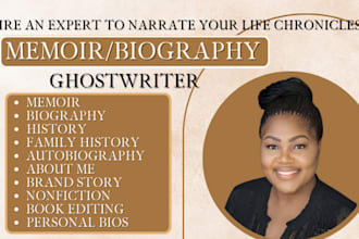 write biography memoir bio writer autobiography brand story memoir ghostwriter