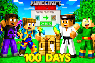 make minecraft thumbnail for your youtube