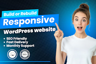 build a responsive wordpress website for your business