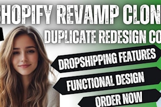 copy clone revamp duplicate redesign design edit shopify website shopify store