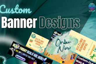 design custom, outstanding web banners for you