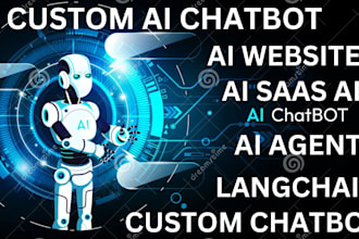 custom ai chatbot, chatgpt, ai saas, openai, ai website, llm, langchain, ai app