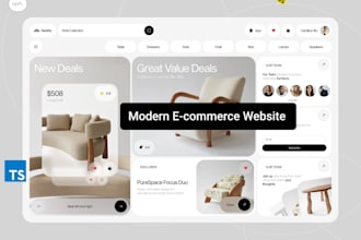 build ecommerce website development with react or nextjs