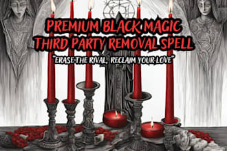 cast fast black magic third party removal spell, effective love triangle spell