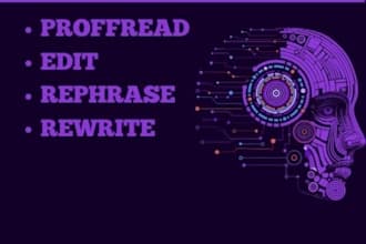 proofread, edit, rephrase and rewrite your ai content