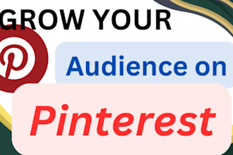 grow and boost your pinterest and grow your audience